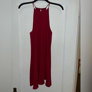 Everly Backless Red Dress